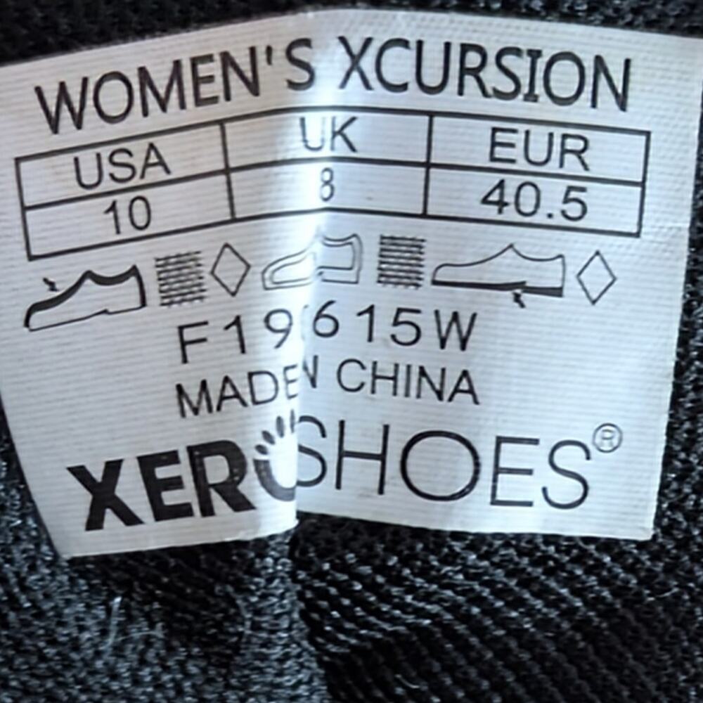 Xero Shoes Boots Womens 10 40.5 Black Xcursion Fusion Wide Barefoot Hiking - Picture 8 of 8